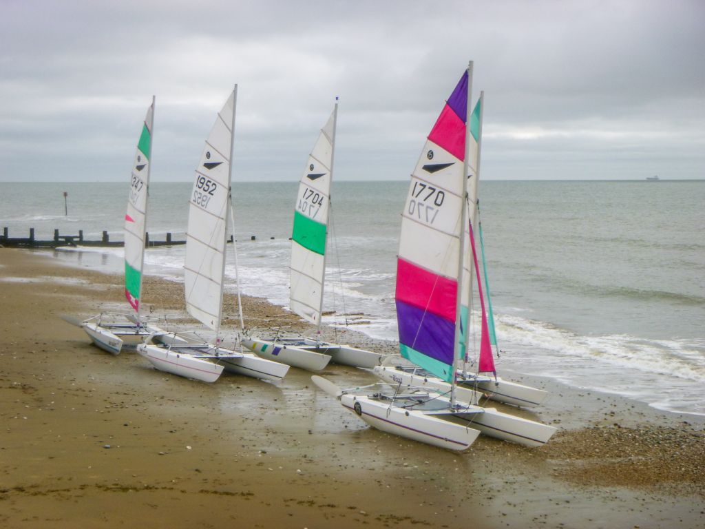 Shanklin Sailing Club Isle of Wight Dart 15 / Sprint 15 catamaran